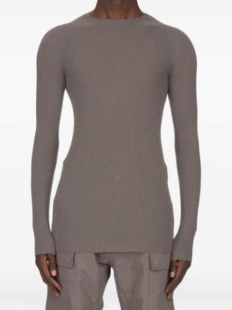 Rick Owens Ribbed Round Neck sweater