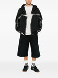 Vans barbed-wire-print zip-up hoodie