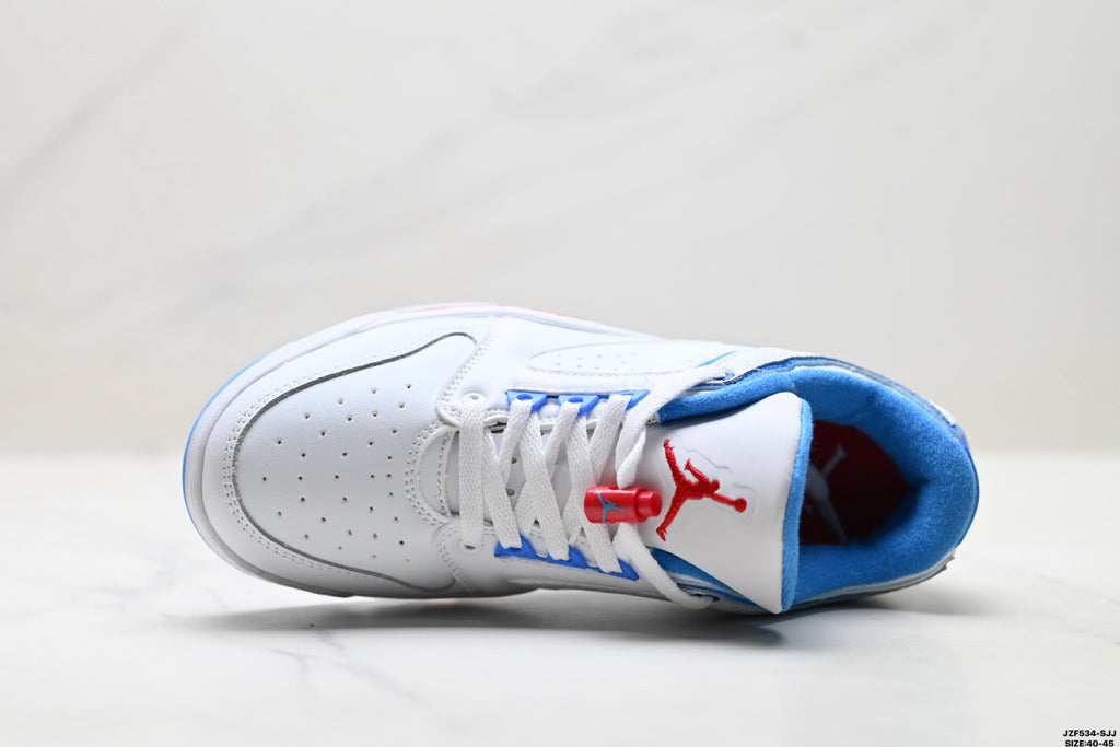 Air Jordan 5 Low White University Blue Sneakers