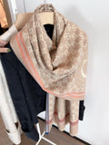 Gucci Reversible GG Pattern Wool Scarf